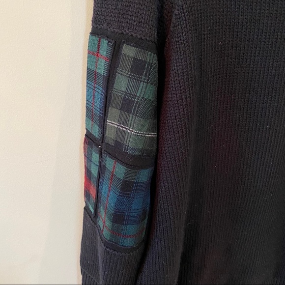 Splicing Checked Sweater - Picture 7 of 8